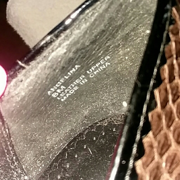 Brown & Black Heels by Michael sz 8 - Picture 6 of 6